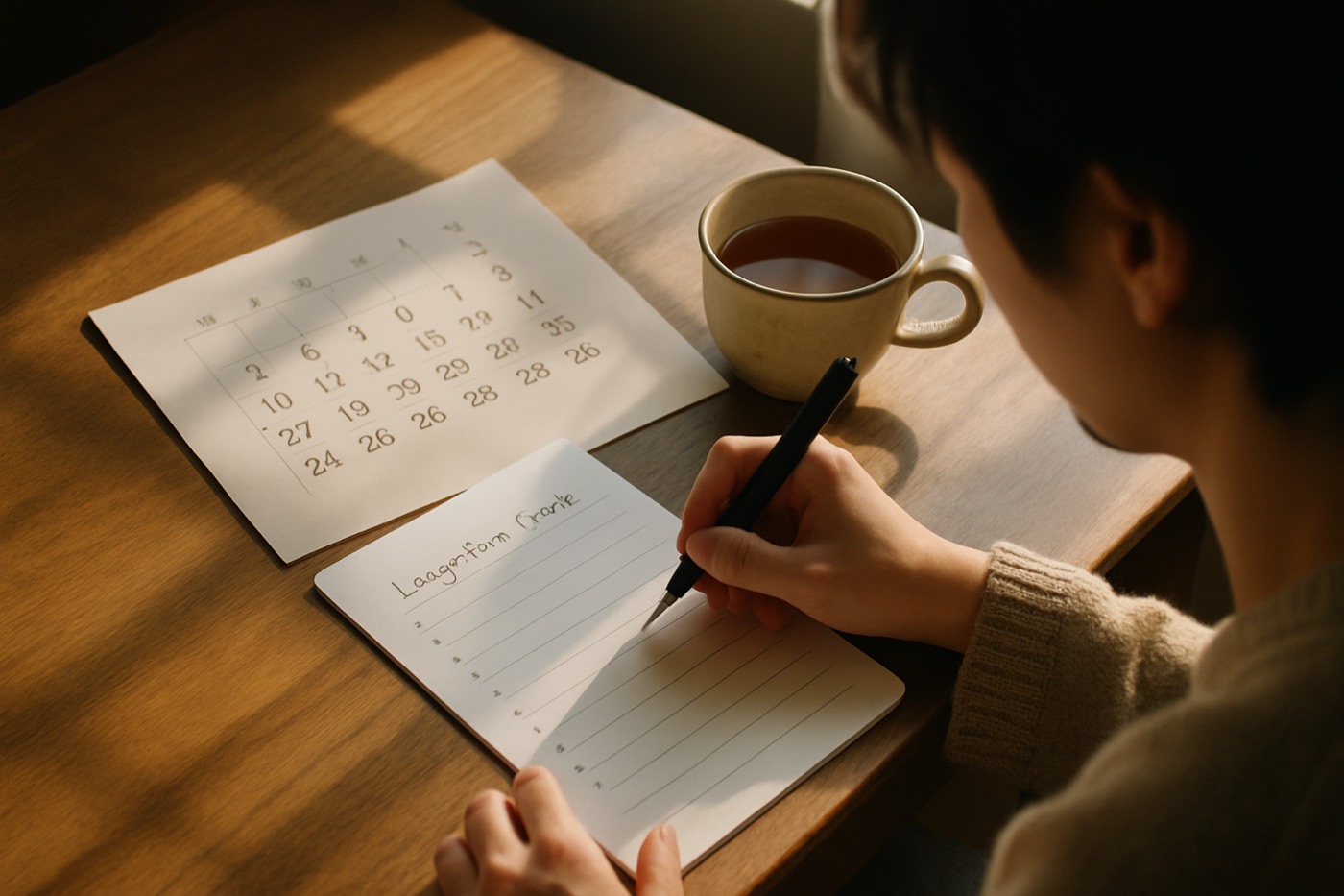 長く続ける計画